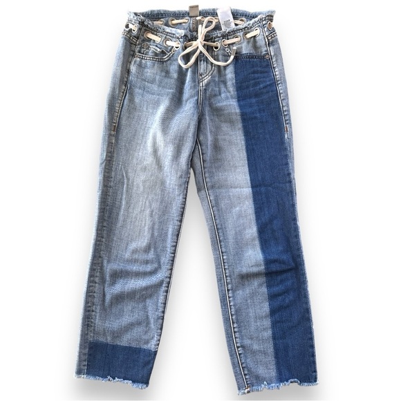 True Religion Starr Cropped Relaxed Straight Size 27 - Picture 1 of 11